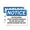 Signmission No Tailgating Every Car Must Badge In Or, 18 in W x Rectangle, Plastic OS-2PACK-NS-P-1218-L-14883 - alternate 1